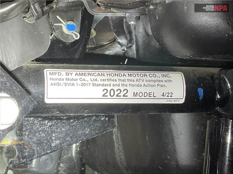 2022 Honda TRX420FA2 FOURTRAX RANCHER (AUTOMATIC TRANSMISSION, ELECTRIC POWER STEERING) — фото 25