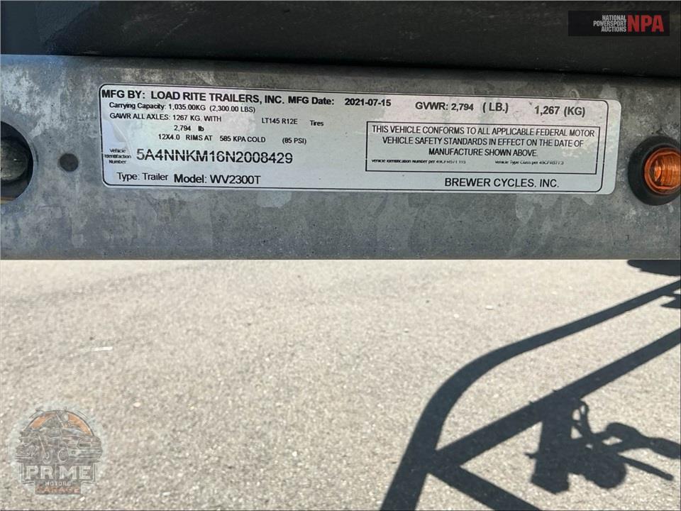 2022 Load Rite Trailers WV2300T — фото 16