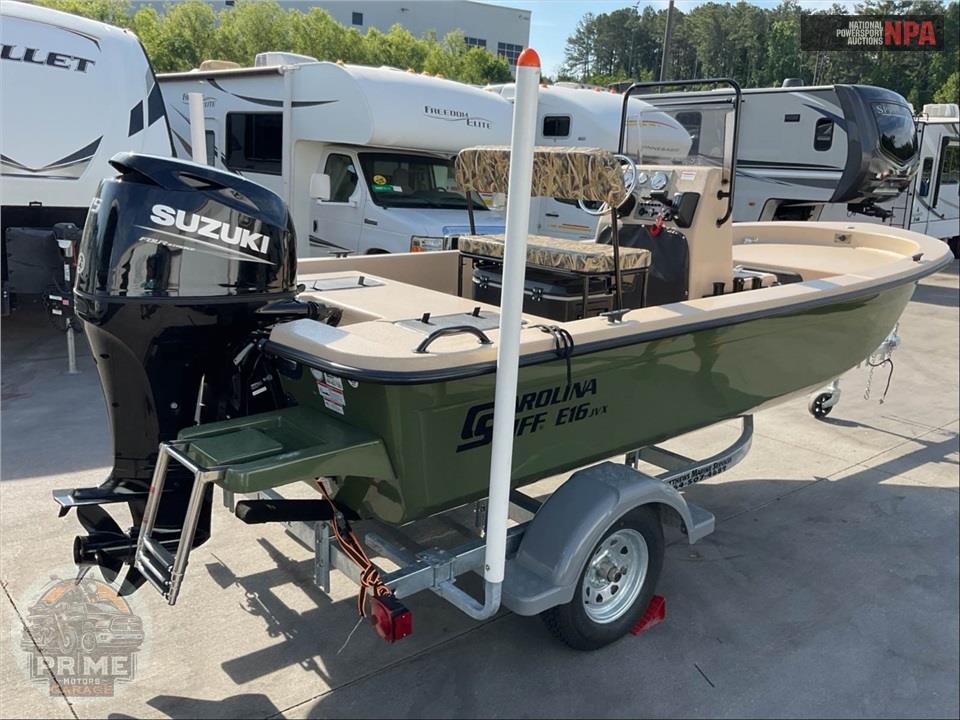 2026 Carolina Skiff JVX E16/CC E SERIES L=16/E=1 75HP SUZ OB — фото 4