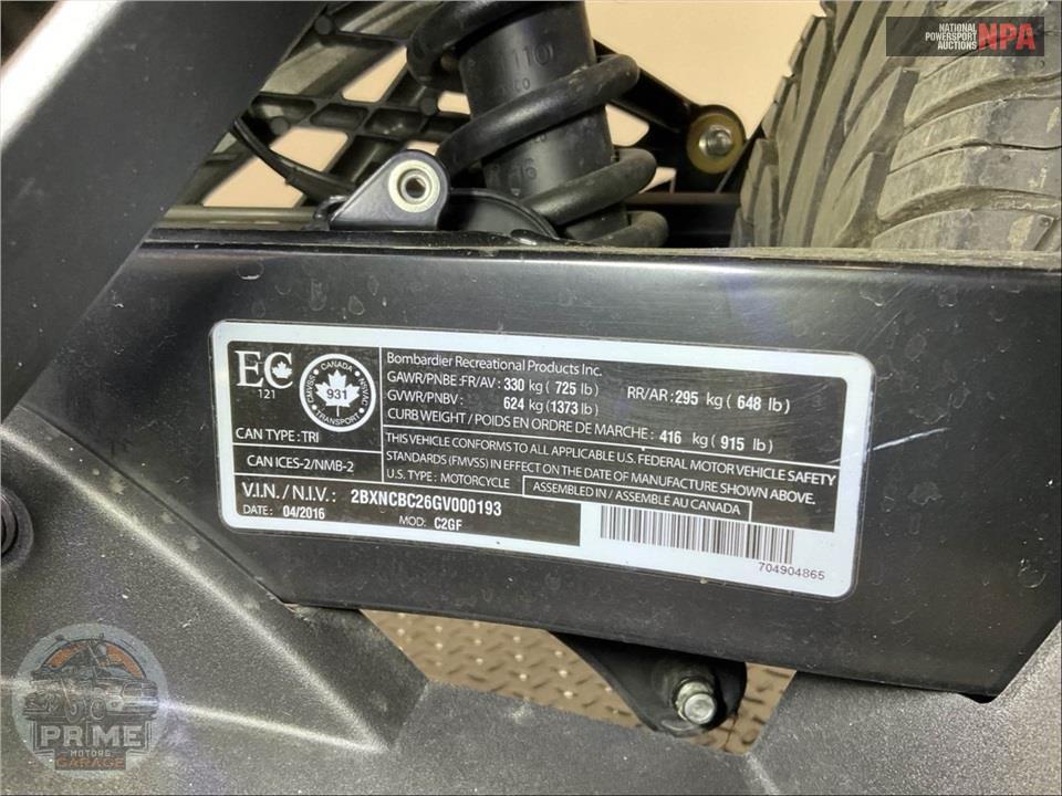 2016 Can-Am SPYDER ST-S SE5 — фото 23