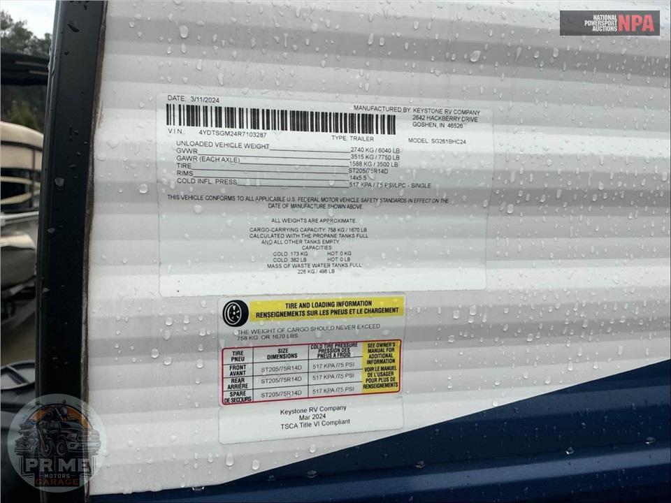 2024 Keystone Rv M-261 BHC - SPRINGDALE SERIES — фото 43