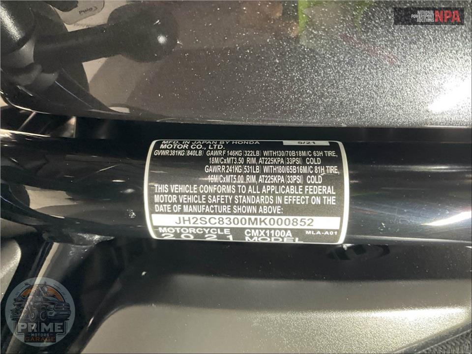 2021 Honda CMX1100A REBEL — фото 20