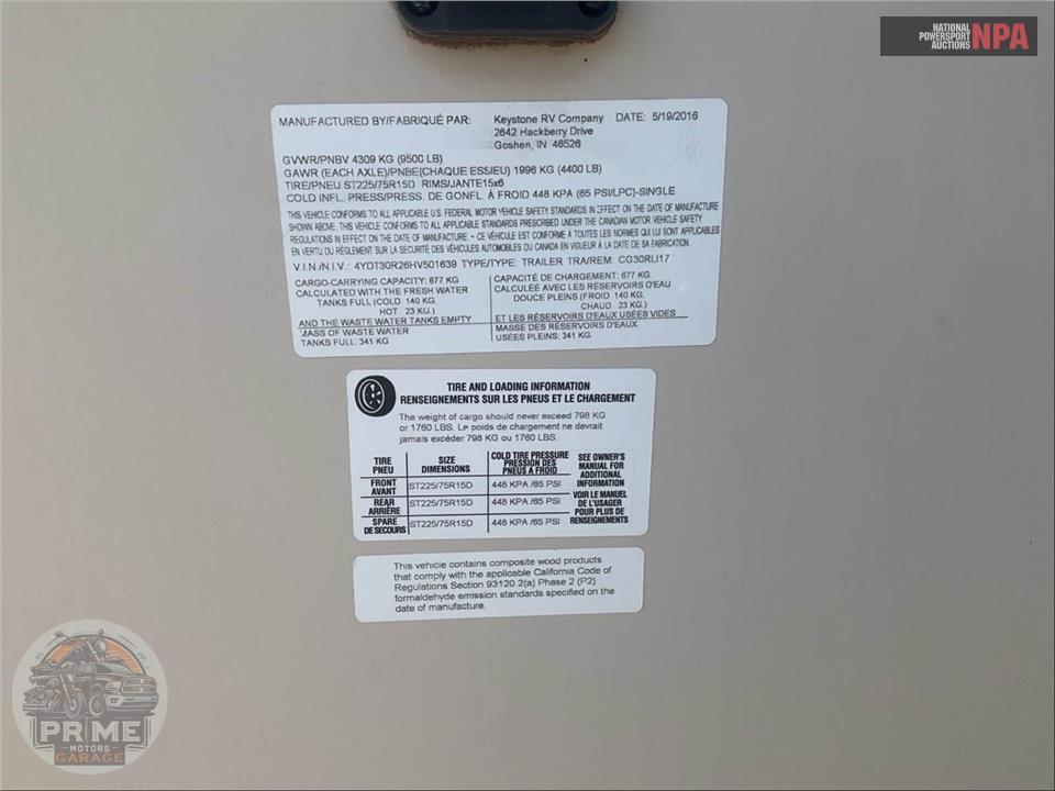2017 Keystone Rv M-30 RLI COUGAR X-LITE SERIES — фото 55