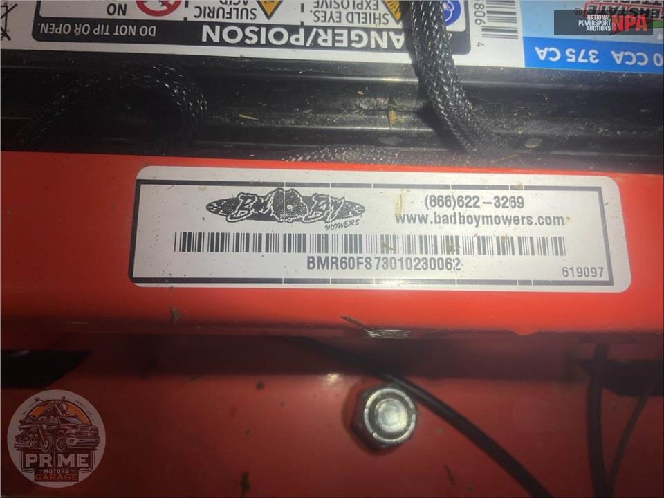 2024 Bad Boy Mowers MAVERICK 60" KAWASAKI FS730 726CC — фото 18