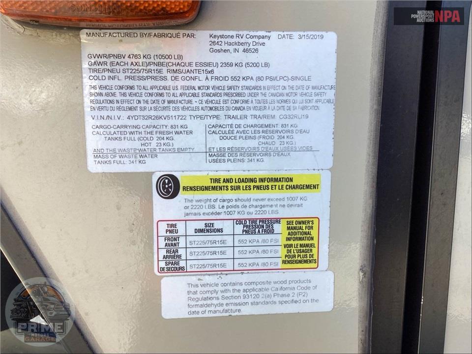 2019 Keystone Rv M-32 RLI COUGAR SERIES — фото 42