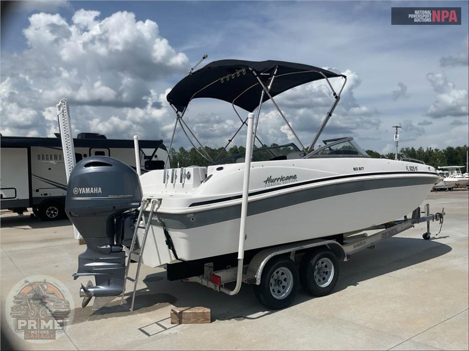 2018 Hurricane Boat SD 217 SUNDECK SERIES L=21/E=1 150HP YAM OB — фото 4
