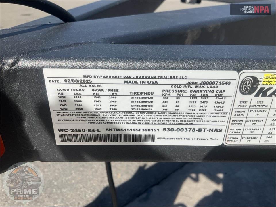 2025 Karavan Trailer WC-2450-84-L — фото 15