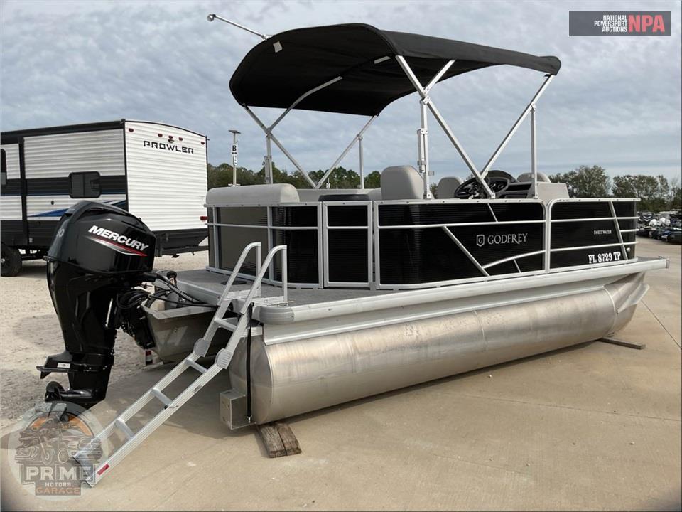 2023 Godfrey Pontoon Boats 1680 CX(*)SWEETWATER XPERIENCE SERIES L=17/E=1-60HP MERCURY OB — фото 4