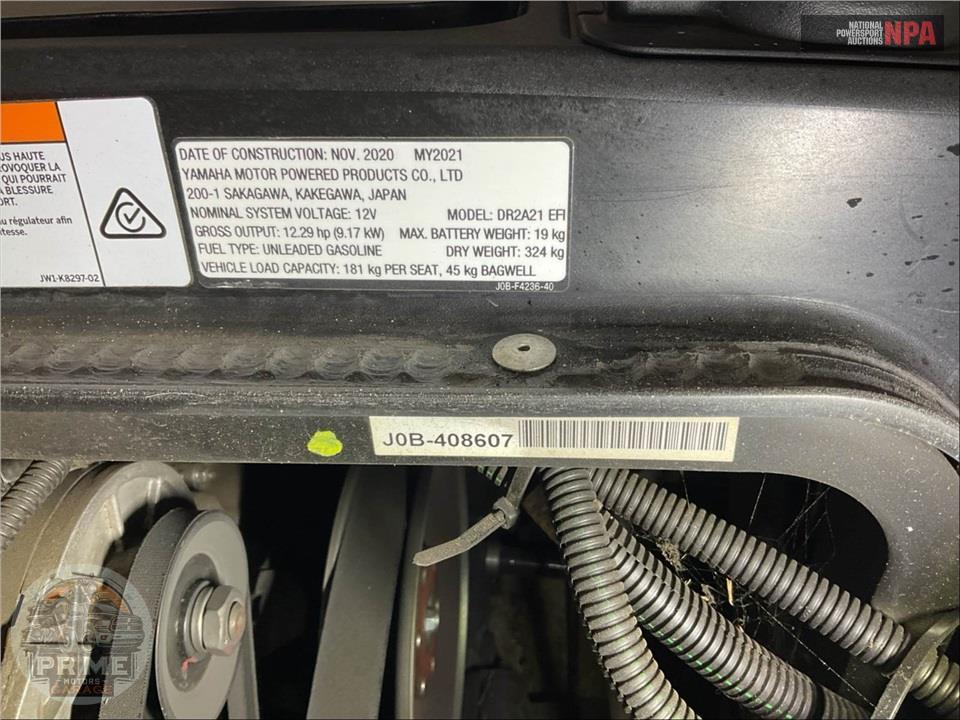 2021 Yamaha DR2AV1XFI FLEET — фото 10