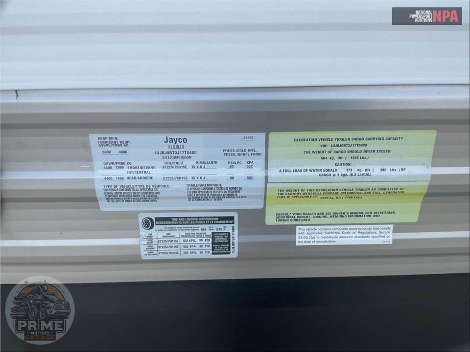 2018 Jayco M-324 BDS - JAY FLIGHT SLX SERIES — фото 56