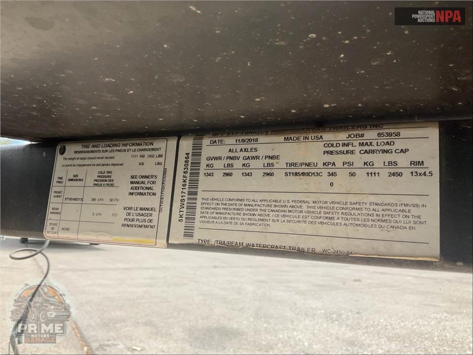 2019 Karavan Trailer WC-2450-84-L — фото 15
