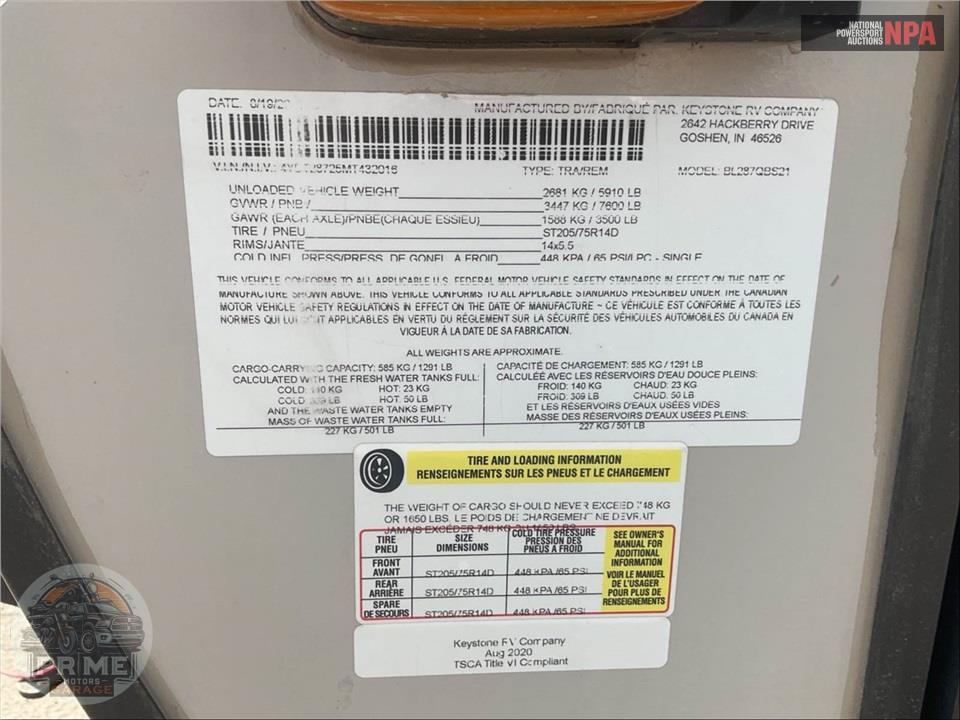 2021 Keystone Rv M-287 QBS - BULLET ULTRA LITE SERIES — фото 49