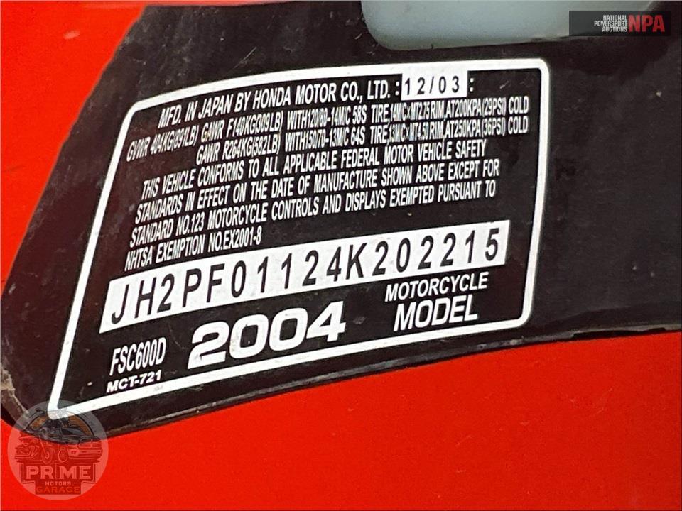 2004 Honda FSC6004 SILVER WING — фото 27