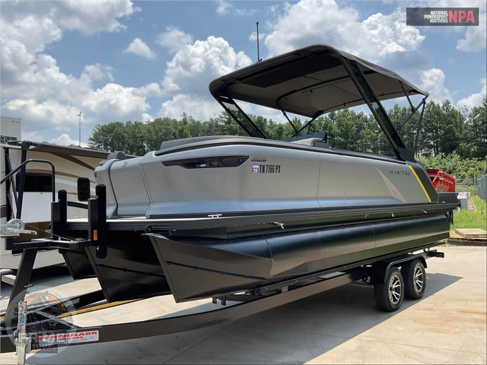 2025 Manitou Pontoon 22 SWITCH BACK CRUISE SERIES L=24/E=1 150 HP ROTAX OB — фото 2