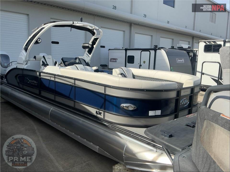 2025 Manitou Pontoon 27 SRS SHP DUAL LX SERIES L=29/E=2 350HP SUZ OB — фото 1