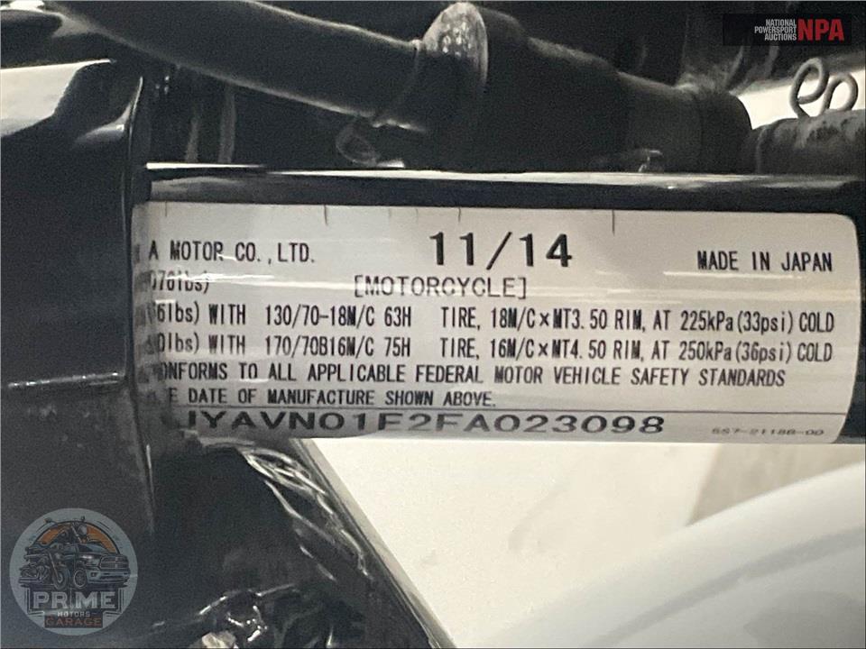 2015 Yamaha XVS95CTF V STAR 950 TOURER — фото 28