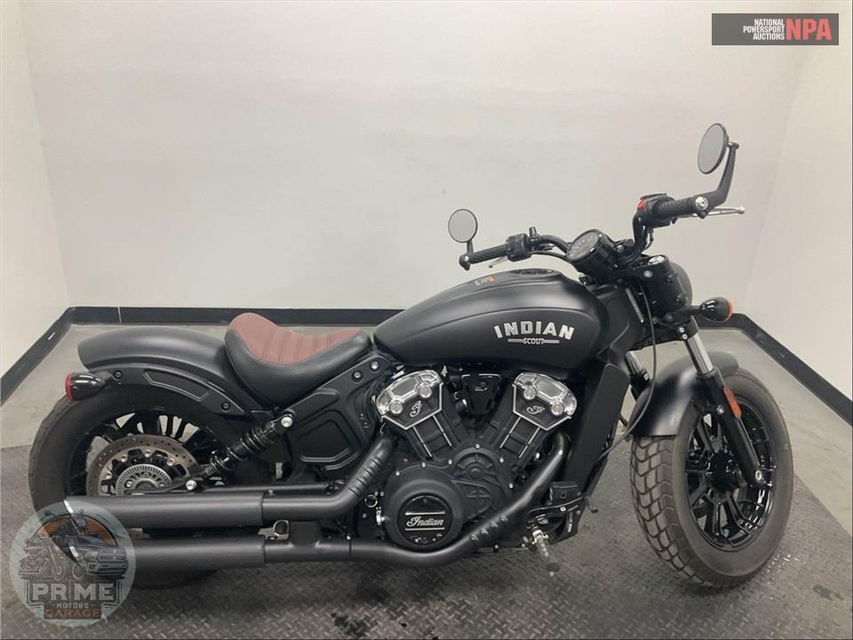2021 Indian Motorcycle SCOUT BOBBER (ABS, BLACK SMOKE) — фото 1