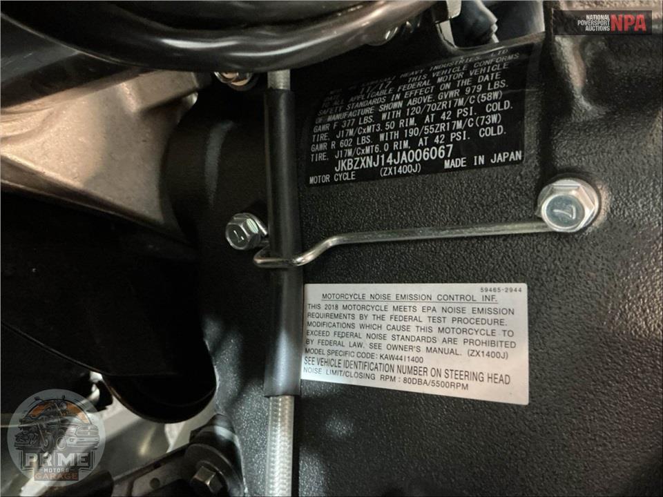 2018 Kawasaki ZX14000JJF NINJA ZX-14R ABS SE — фото 21