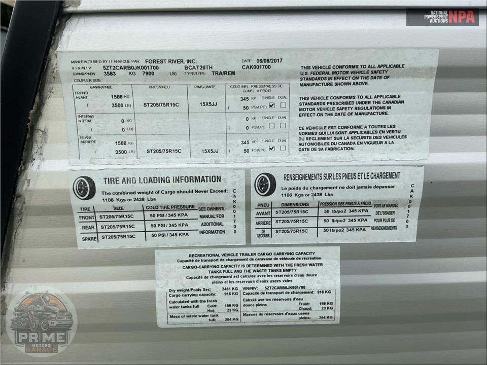 2018 Coachmen By Forest River M-26 TH - CATALINA TRAIL BLAZER TOY HAULER SERIES — фото 60