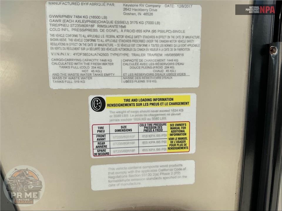 2018 Keystone Rv M-385 BR - MONTANA HIGH COUNTRY FIFTH WHEEL SERIES — фото 77