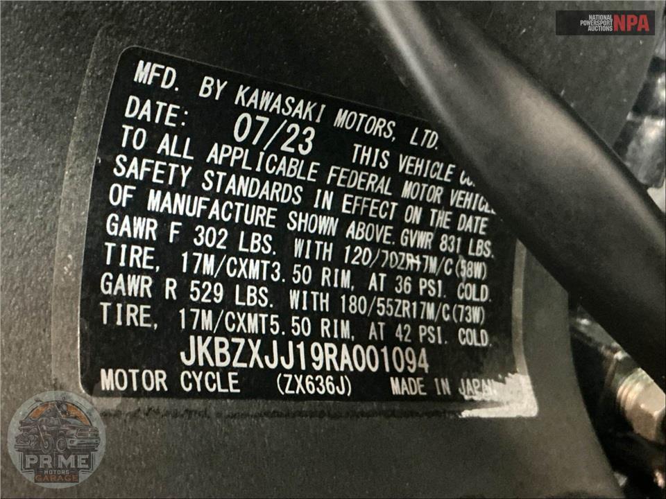 2024 Kawasaki ZX636JRAL NINJA ZX-6R KRT (ABS) — фото 30