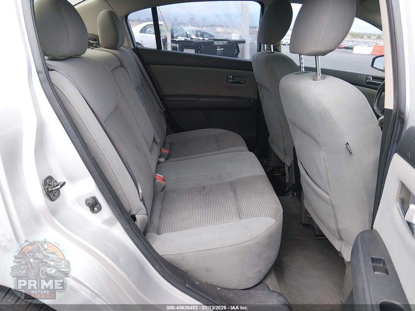 2012 NISSAN SENTRA 2.0 S — фото 8
