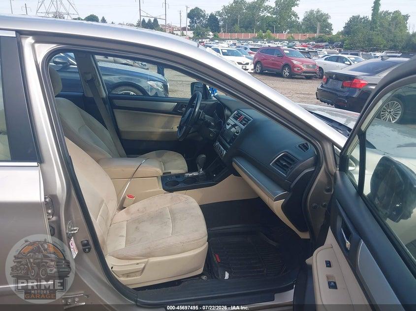2016 SUBARU LEGACY 2.5I PREMIUM — фото 5