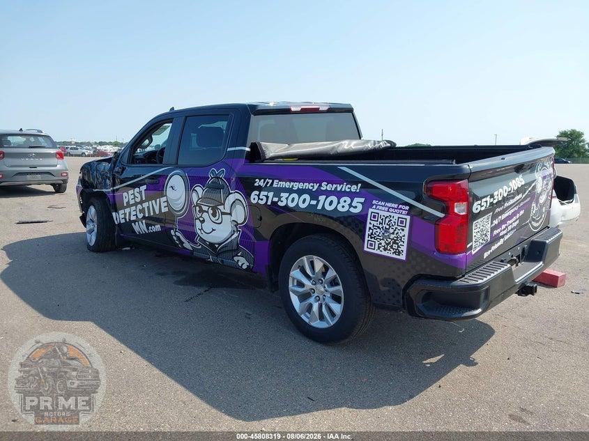 2024 CHEVROLET SILVERADO 1500 4WD  SHORT BED CUSTOM — фото 3