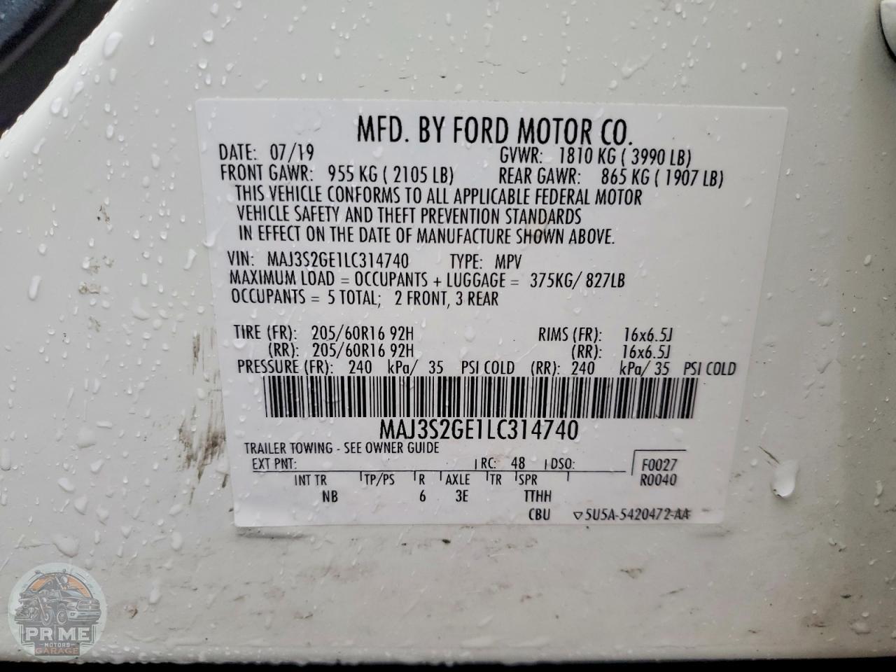 2020 FORD ECOSPORT — фото 14