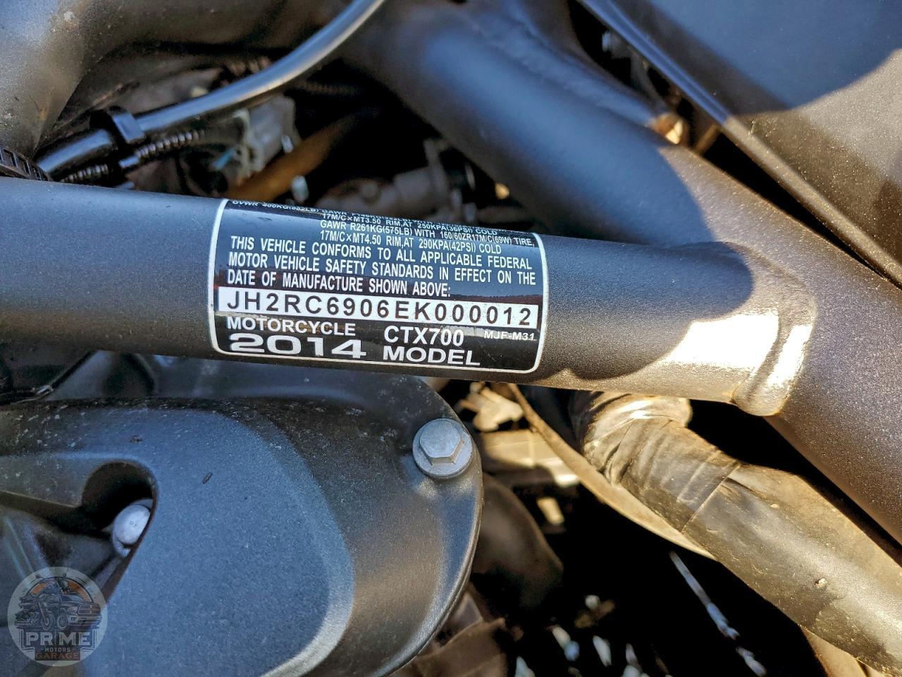 2014 HONDA CTX700 — фото 10