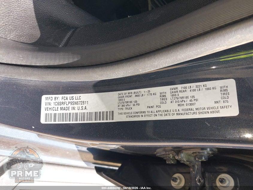 2025 RAM 1500 REBEL  4X4 5'7 BOX — фото 9