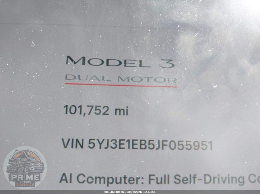 2018 TESLA MODEL 3 LONG RANGE/PERFORMANCE — фото 15