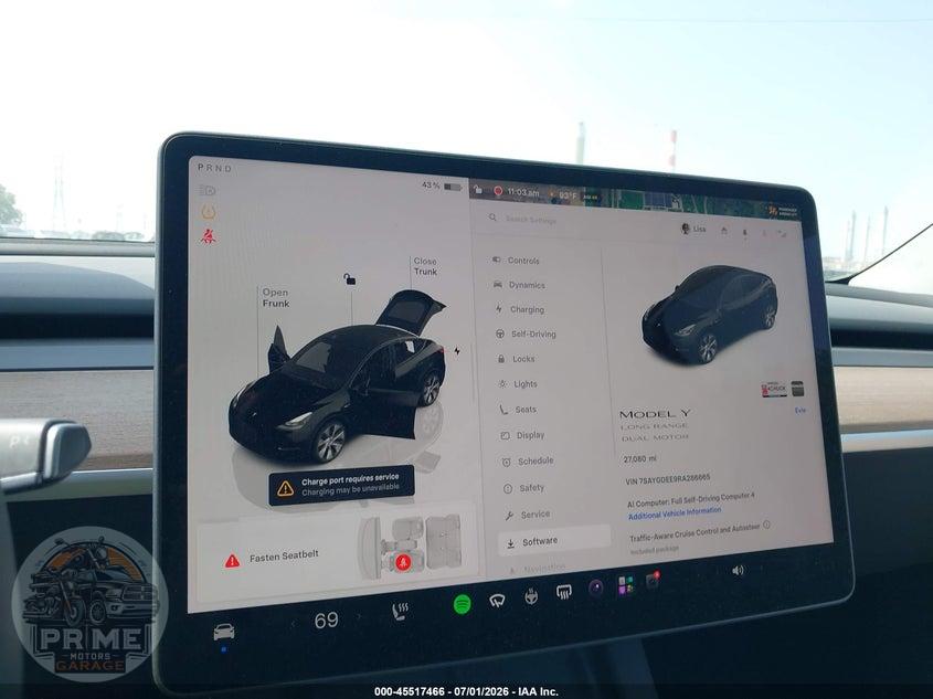 2024 TESLA MODEL Y LONG RANGE DUAL MOTOR ALL-WHEEL DRIVE — фото 19