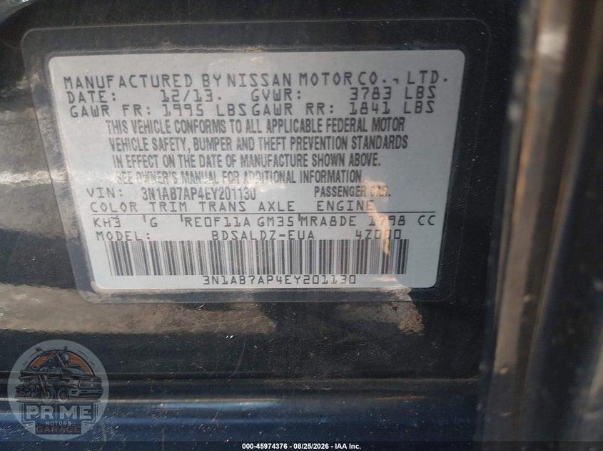 2014 NISSAN SENTRA FE+ S/FE+ SV/S/SL/SR/SV — фото 9