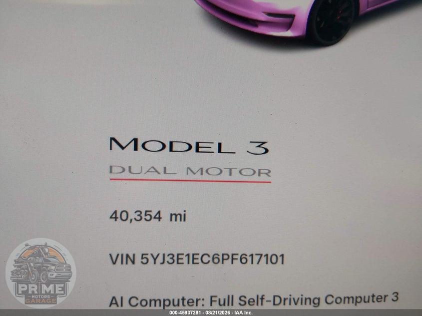 2023 TESLA MODEL 3 PERFORMANCE DUAL MOTOR ALL-WHEEL DRIVE — фото 14