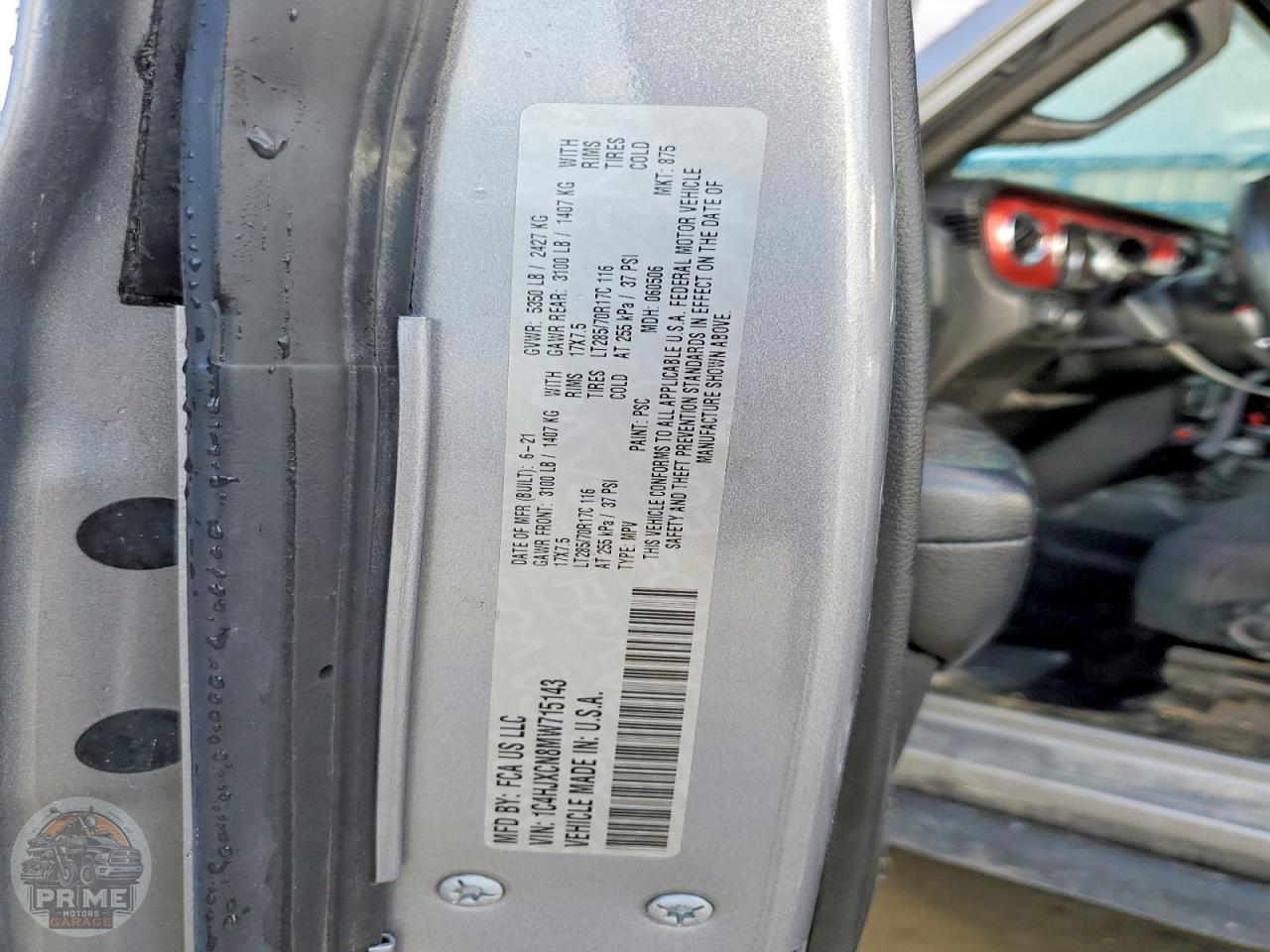 2021 JEEP WRANGLER — фото 12