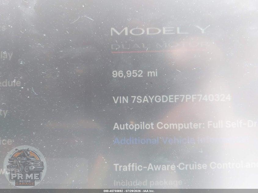2023 TESLA MODEL Y PERFORMANCE DUAL MOTOR ALL-WHEEL DRIVE — фото 15