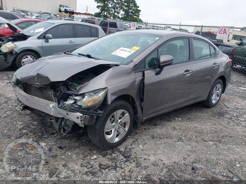 2015 HONDA CIVIC LX — фото 2