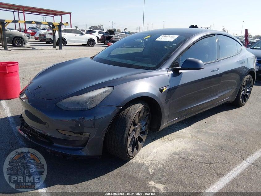 2023 TESLA MODEL 3 PERFORMANCE DUAL MOTOR ALL-WHEEL DRIVE — фото 2