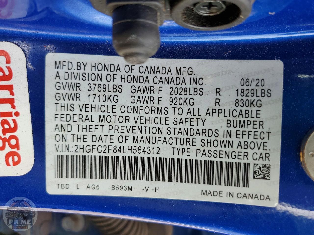 2020 HONDA CIVIC — фото 13