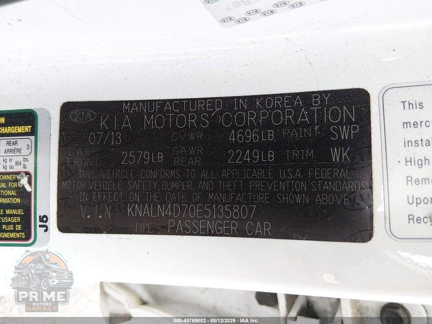 2014 KIA CADENZA PREMIUM — фото 9