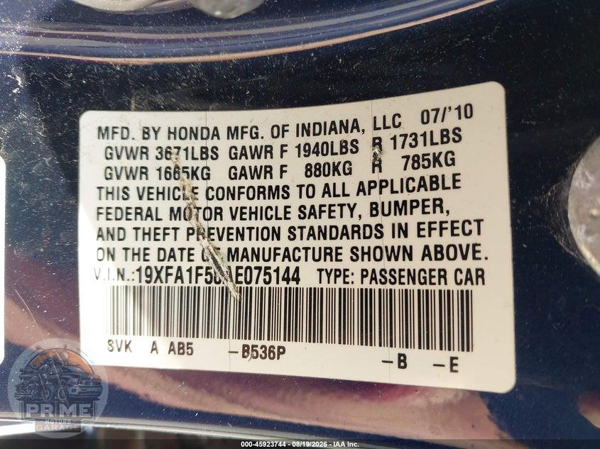 2010 HONDA CIVIC LX — фото 9