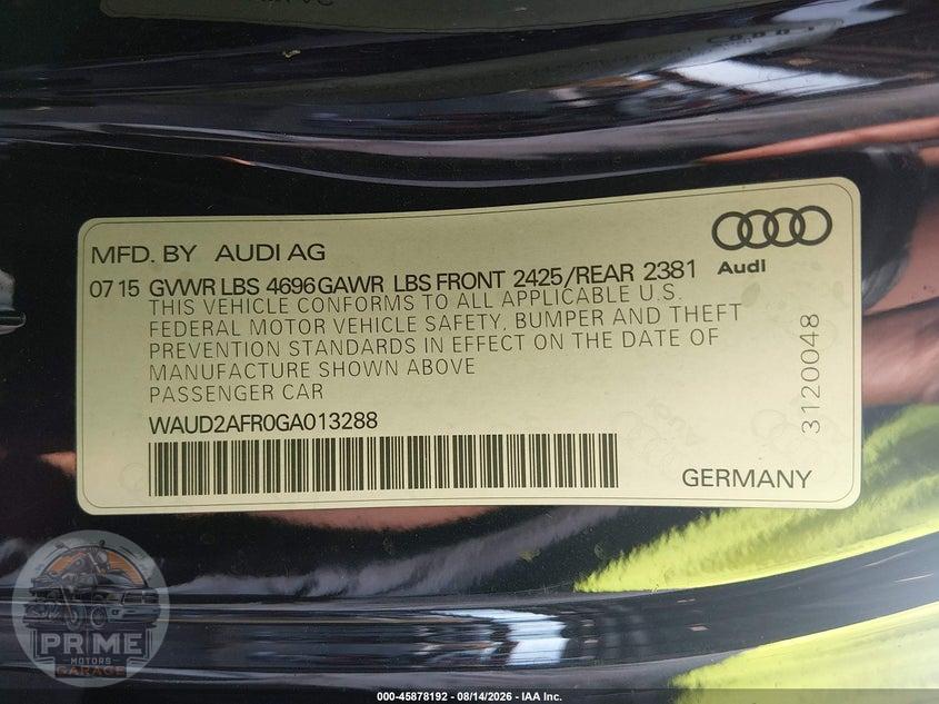 2016 AUDI A5 2.0T PREMIUM — фото 9