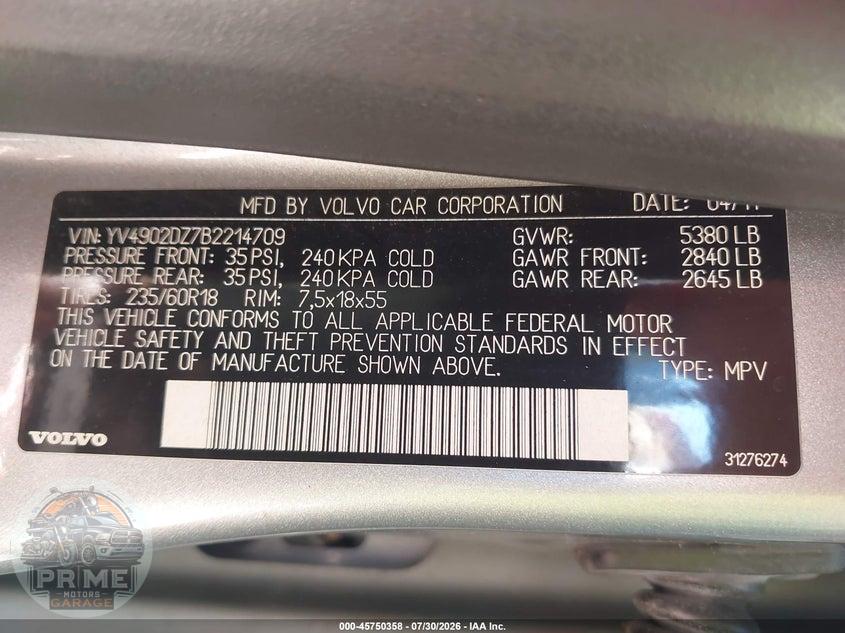 2011 VOLVO XC60 T6/T6 R-DESIGN — фото 9