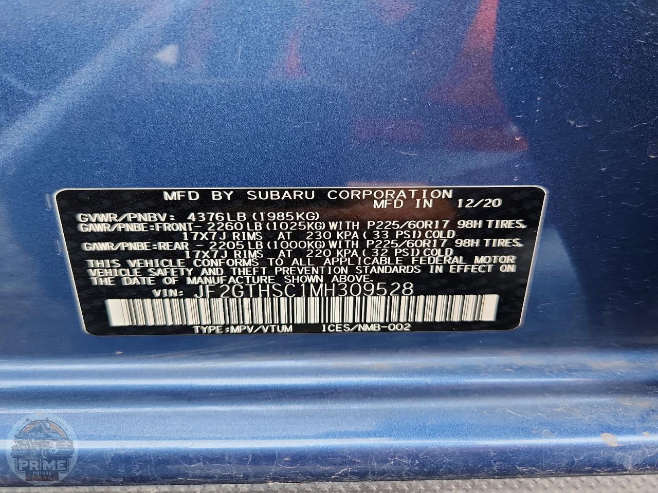 2021 SUBARU CROSSTREK — фото 14