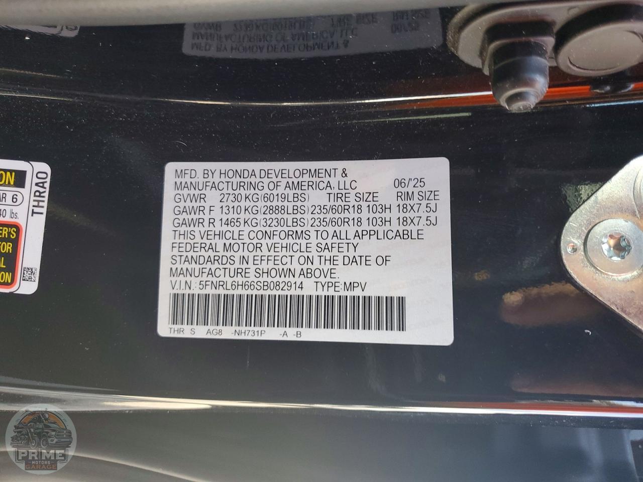 2025 HONDA ODYSSEY — фото 13