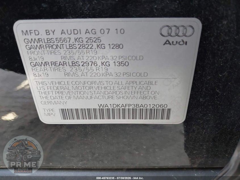 2011 AUDI Q5 3.2 PREMIUM PLUS — фото 9