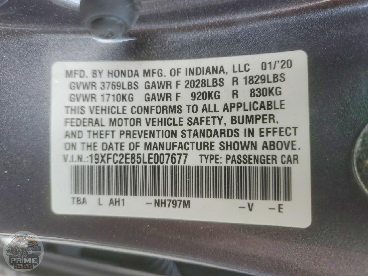 2020 HONDA CIVIC — фото 13