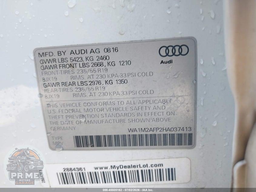 2017 AUDI Q5 2.0T PREMIUM — фото 9