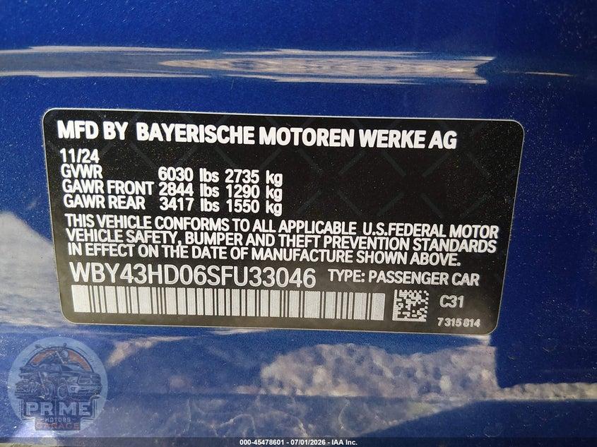 2025 BMW I4 GRAN COUPE XDRIVE40 — фото 9